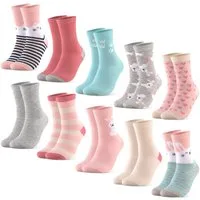 OCCULTO Freizeitsocken Jungen & Mädchen Motiv Socken 10er Pack (Modell: Fantasia) (10-Paar)