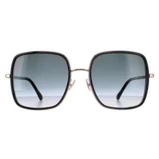 Jimmy Choo Quadratische Damen Gold Grau Dunkelgrau Farbverlauf JAYLA/S