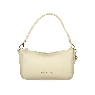 Mario Valentino Beige Polyurethan Damenhandtasche mit Schultergurt