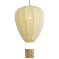 Qazqa Pendelleuchte Airballoon, ohne Leuchtmittel, Warmweiß, QAZQA Hängeleuchte, e27, Beige, Textil, Für Kinder