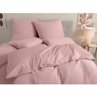 OTTO home Wendebettwäsche Sari3, Musselin, Renforcé, 2 teilig, NEUHEIT: aus 100% Baumwolle in weichem Musselin, Rückseite Renforcé