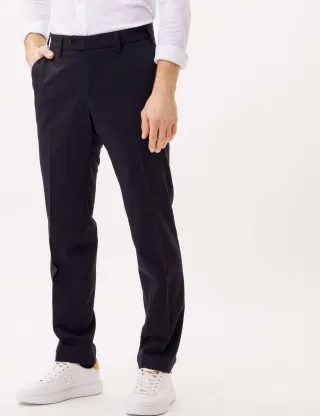 Eurex by Brax Herren Flatfronthose Style JAN NAVY, dunkelblau, Gr. 245U