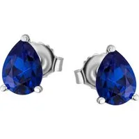 Firetti Paar Ohrstecker Schmuck Geschenk Silber 925 Ohrschmuck blau, mit Zirkonia (synth)