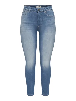 ONLY - ONLBLUSH HW SKINNY ANK DNM REA106 Light Medium Blue Denim - Gr. - 32