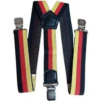 Ware aus aller Welt Hosenträger Deutschland starke Y Hosenträger 40 mm breit mit starke Krallenclips (1-St)