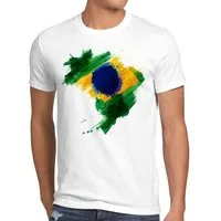 style3 T-Shirt Flagge Brasilien Fußball Sport Brazil WM EM Fahne