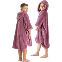 OTTO home Badeponcho Lillou, für Kinder, ideal für Urlaub oder im Schwimmbad, Midilänge, Microfaser, Kapuze, weich und kuschelig, Fleece, plüsch, Surfponcho