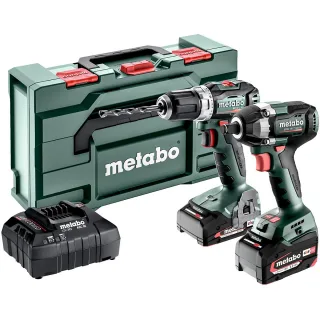 Metabo Akku Combo Set 2.9.2 18V BS 18 L BL + SSW 18 LT 300 BL - metaBOX 145 L - 685202000