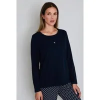 JOOP! Pyjamaoberteil Cosy mit Rundhalsausschnitt