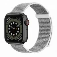 Tec-Expert Smartwatch-Armband für Apple Watch SE 3 40 mm Armband Ersatz Wechsel Band, Nylon Textil mit Klettverschluss, stufenlos Verstellbar, atmungsaktiv