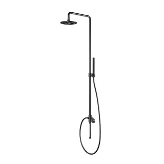 Steinberg Serie 100 Brauseset, ohne Armatur, mit Regen-/Handbrause, matt black, 100 2770 S 100 2770 S