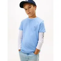 Tommy Hilfiger T-Shirt ESSENTIAL COTTON TEE S/S mit Logostickerei