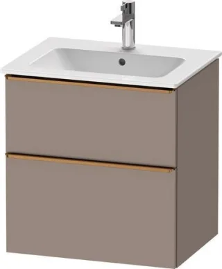 Duravit D-Neo Waschtischunterbau wandhängend Basalt Matt 610x462x625 mm - DE4361004430000 DE4361004430000