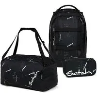 Satch Schulrucksack Pack (3tlg, inkl. Schlamperbox und Sporttasche)
