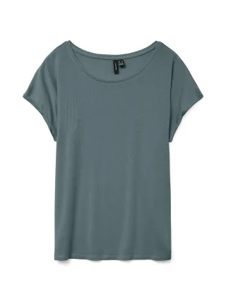 VERO MODA - VMAVA PLAIN SS TOP JRS NOOS North Atlantic - Gr. - XL