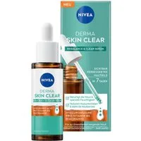 Nivea Gesichtsserum Derma Skin Clear Regenerate & Clear Serum 30ml, 1-tlg., mit Hyaluronsäure, Pro-Vitamin B5 und Niacinamid