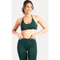 Smilodox Sport-BH Sena, Shaped Fit Top, offener Rücken, überkreuzte Träger Push Up BH, atmungsaktives Material, leichtes Training Freizeit