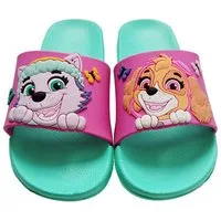 United Labels® Paw Patrol Badelatschen Skye und Everest Badeschlappen Badesandalen Badesandale