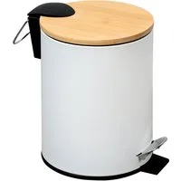 KESPER® Kosmetikeimer Mülleimer Bambus, FSC® zertifiziert, 3l, inkl. Inneneimer, Deckel mit Soft-Close