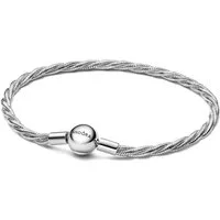 Pandora Silberarmband PANDORA Moments Gedrehtes Schlangenarmband Damen, 925er Silber