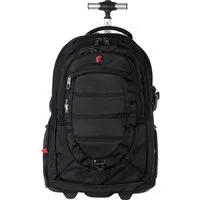 Travel N Meet Reisetasche Travel N Meet 2in1 Trolley Reisetasche (Businessrucksack), Herren Businessrucksack, Reisetasche Polyester, schwarz ca. 50cm hoch