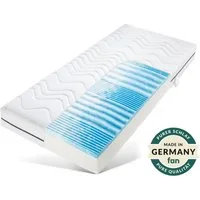 Taschenfederkernmatratze Tulani, Matratze in 90x200 cm, 140x200 cm und weiteren Größen, fan, 24 cm hoch, 530 Federn bei Gr. 100x200 cm - atmungsaktive Matratze