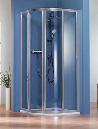 HSK Prima Gleittür Runddusche mit gebogenen Scheiben 214xxxxxx