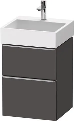 Duravit D-Neo Waschtischunterbau wandhängend Graphit Matt 484x442x625 mm - DE4370070490000 DE4370070490000