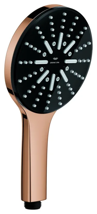 Grohe Handbrause Rainshower Aqua 101676 3 Strahlarten 8.4 l/min warm sunset, 101676DA00 101676DA00
