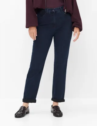 Raphaela by Brax Damen Five-Pocket-Hose Style CORRY, denim dunkelblau, Gr. 54K
