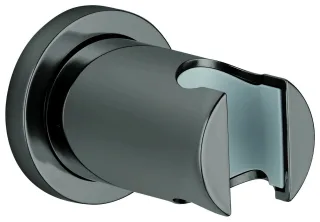 GROHE Wandbrausehalter Rainshower 27074 n. verstellbar runde Ros. hard graphite, 27074A00 27074A00