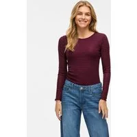 Vila Langarmshirt VILARINE O-NECK L/S TOP - NOOS