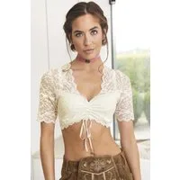 Nina Von C. Dirndlbluse NINA von C. 48463971 Dirndl Bluse MARTINA halbarm Gr. 34-44 champagner