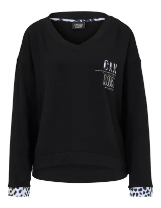 CANYON women sports - CYS MARSEILLE Sweatshirt black - Gr. - 40