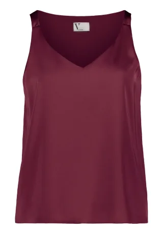 V by Vera Mont - Satin-Bluse - Gr. - 34