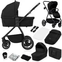 lionelo Kombi-Kinderwagen MERIL 2IN1, (2in1), 2in1/XL-Babywanne/Gummiräder/UPF50+/3D Panorama/Adapters