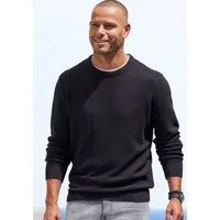 John Devin Strickpullover Pullover in modischer Strickstruktur