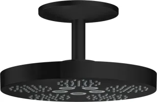 Hansgrohe Kopfbrause Axor One 280 2jet Deckenmontage mattschwarz, 48494670 48494670