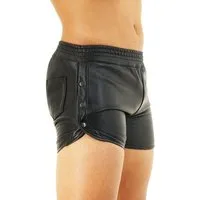 Boxershorts Bockle® Twenty Buttons Herren Lederhose Lederjeans