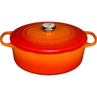 Le Creuset Signature Bräter oval 31 cm ofenrot