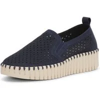 Ilse Jacobsen TULIP4078 Slipper Plateausohle, atmungsaktive Mikrofaser, hoher Tragekomfort
