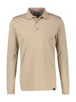 LERROS - POLO-KNOPF GRAVEL BEIGE - Gr. - M