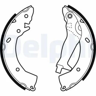 Delphi Bremsbacken hinten Hyundai Elantra Getz