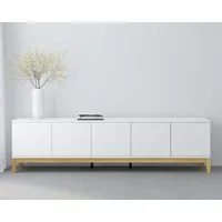OTTO home Lowboard Maryd, TV-Kommode mit Kabeldurchführung, Push-to-Open Funktion, Breite 200 cm
