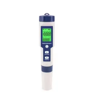 5-In-1 Salinity Meter PH/TDS Water Tests TIF/EC/Temperature Multifunctional Water Quality Tests TIF with LCD Display