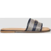 s.Oliver Sandalen Sandale Slides mit Flecht-Design