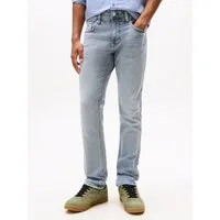 Tommy Jeans Gerade Jeans Scanton Slim Mit Markenlabel aus Leder hinten