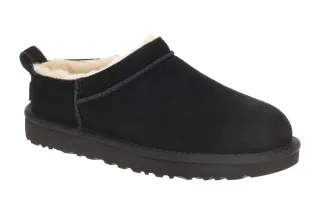 UGG 1173891 BLK Classic Micro Damen Slipper Schwarz Lammfell Warmfutter
