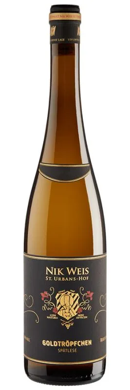 Goldtröpfchen Riesling Große Lage Spätlese - 2022 - Weingut Nik Weis - Deutscher Weißwein
