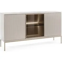 Masseno Kommode SENTIERO 154 cm Sideboard mit 3 Türen Kaschmir